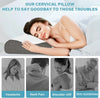 "Almohada Ortopédica Cervical Ergonómica — Alivio para Cuello y Hombros"